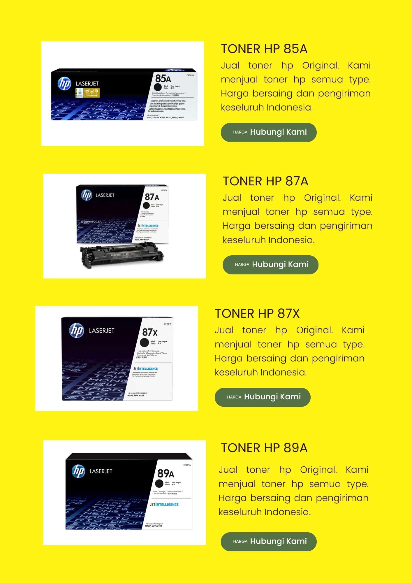 jual toner printer